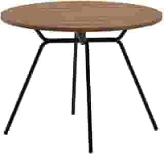 Mesa de Jantar Redonda 1m 1588 Carraro (Freijó com Preto)