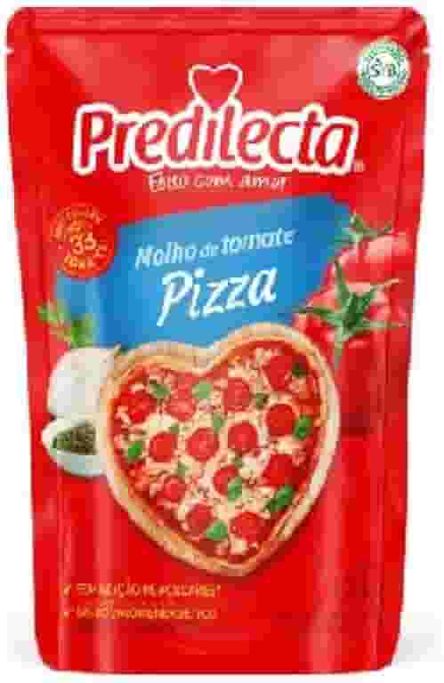 Molho de tomate para pizza Predilecta sem glúten em sachê 1.7 kg (1)