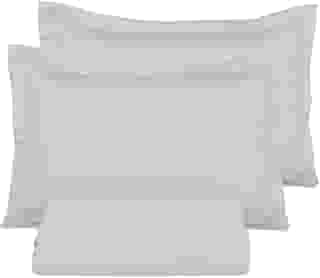Cobre Leito Casal 3 peças FACE UNICA Liso com Porta Travesseiro 200 fios Colcha Casal (BRANCO, CASAL 3 PEÇAS)