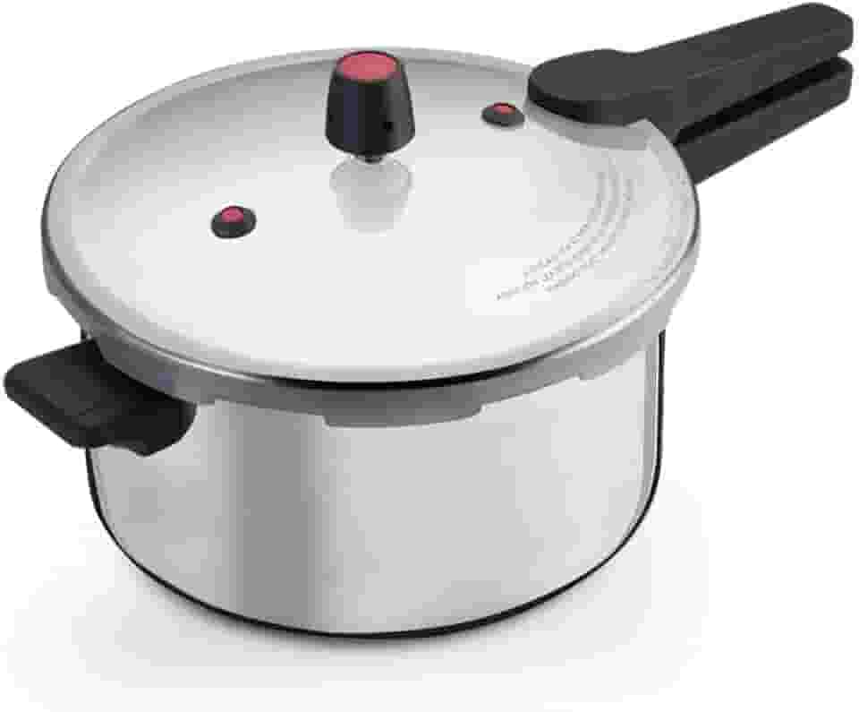 Panela de Pressão Polida 7L Fechamento Externo Nacional