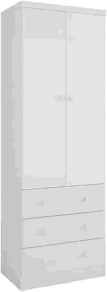 Guarda Roupa Infantil 2 Portas 3 Gavetas Smim Móveis Peroba