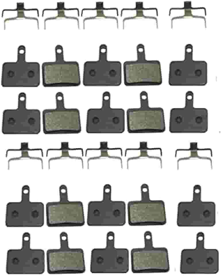 Desconhecido 10 Par Pastilha Freio Disco Bicicleta Compatível com Alivio Acera Mt200 M315