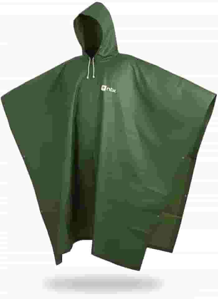 | Poncho Impermeável PVC com Capuz | Leve, Resistente, Ideal para Trilhas, Pesca e Chuva | Iguazú