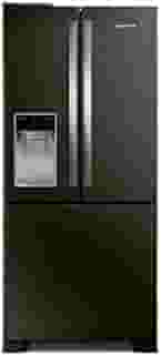Geladeira Brastemp Eclipse Collection Frost Free Inverter French Door Água e Gelo na Porta 515 litros cor Black Inox - BRH85AE 220v