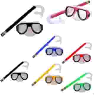 Kit Snorkel Infantil + Óculos Máscara Para Mergulho Natação