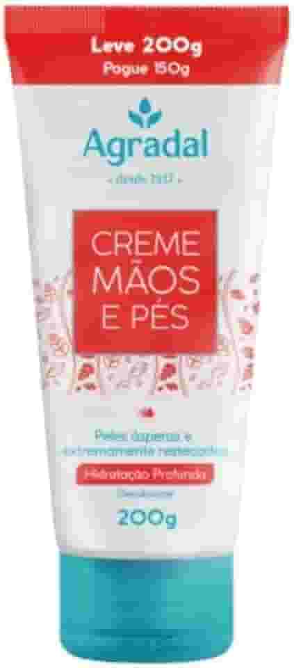 Agradal Creme Mãos E Pés 200G