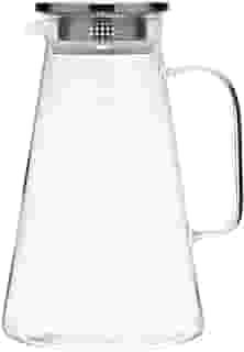 Jarra De Vidro Borossilicato Com Tampa De Inox 1,8 Litros