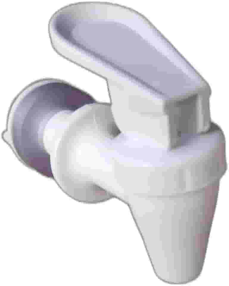 Torneira para Filtro de Barro, Plástica, Branca, com Vedação