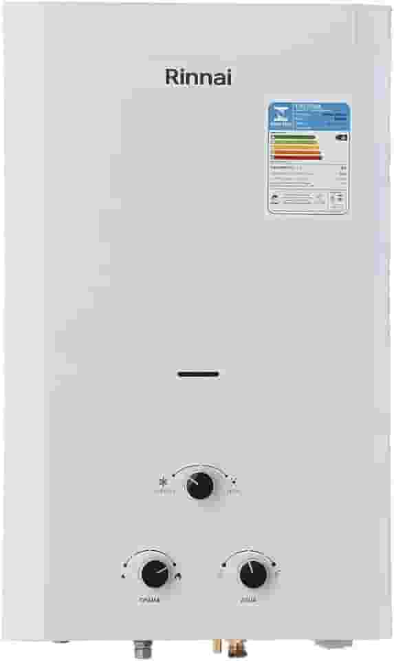 Rinnai M20-20 litros GN (Gás Natural) Branco - Aquecedor de Água a Gás Mecânico REU-M200 CFH
