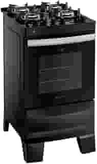 Fogão 4 Bocas Preto com Mesa de Vidro Atlas Agile Up Bivolt