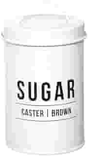 Pote para açúcar de aço Manhattan branco 800 ml