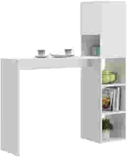 Armário de Cozinha com 1 Porta e Mesa/bancada Mp6004 Multimóveis Branco