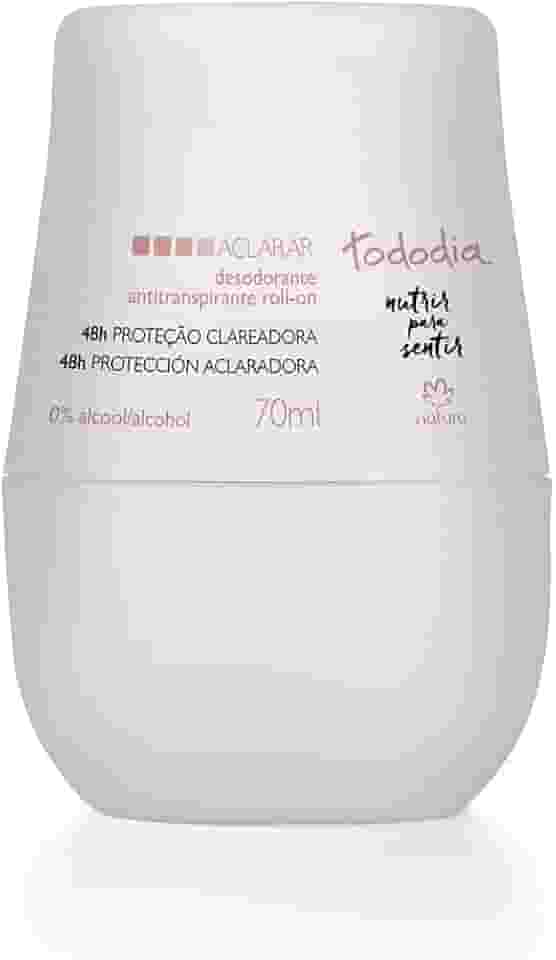 Linha Todo Dia (Aclarar) Natura - Desodorante Antitranspirante Roll-on 70 Ml - (Natura Every Day (Whitening) Collection - Antiperspirant Roll-on Deodorant 2.36 Fl Oz)