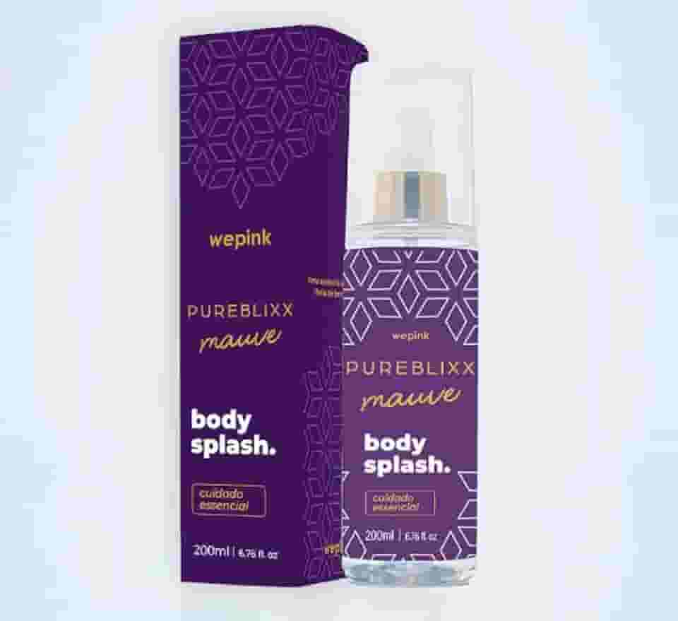 Body Splash Pureblixx Mauve Desodorante Colônia 200ml - Wepink