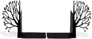 Organizador, Suporte, Aparador, Porta Livros, Bibliocanto Árvore, preto - GEGUTON