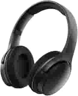 Fone De Ouvido Bluetooth 5.4 Headphone Sem Fio Fone Corrida Academia Com Cancelamento de Ruído On-ear com Microfone HD, Cancelamento de Ruído, Compatível com PC e Smartphone (Preto)