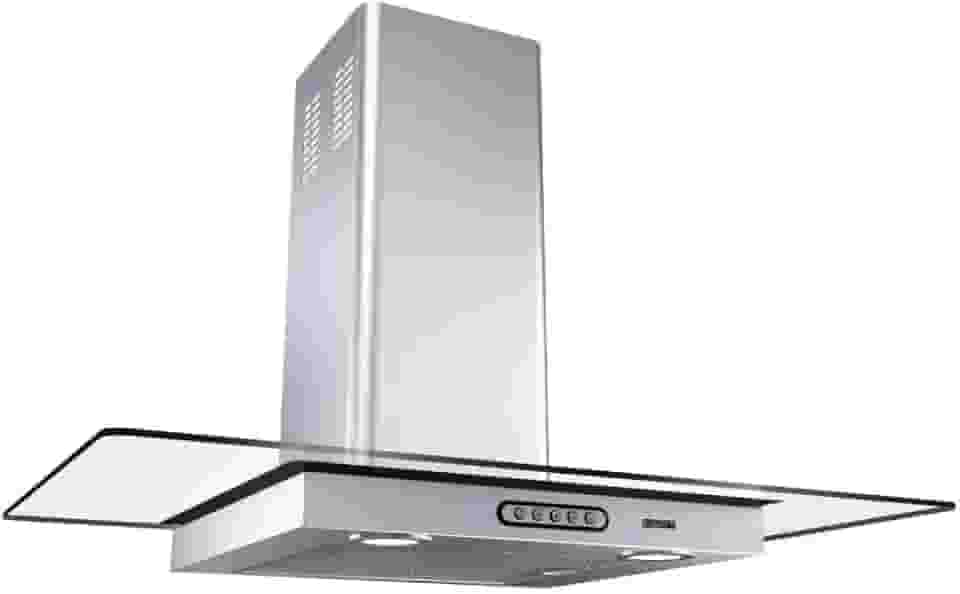 COIFA DE PAREDE Fogatti VIDRO RETO DUTO SLIM 80CM 127V INOX