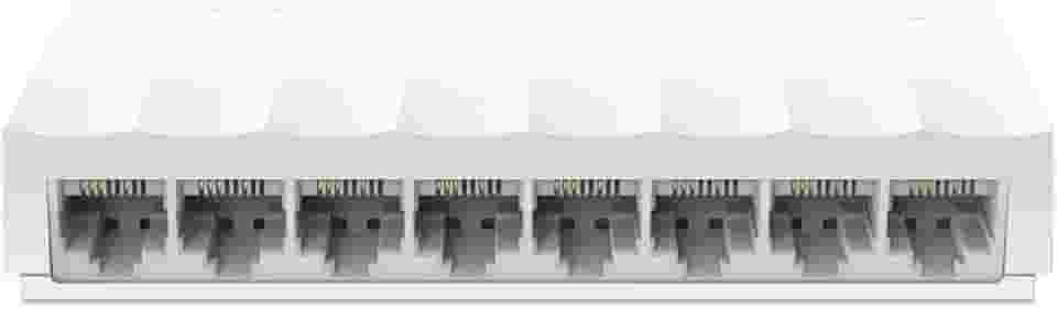 Switch 8 Portas TP-LINK LS1008 Fast Ethernet 10/100Mbps Case Plastico (Ver. 2.0)