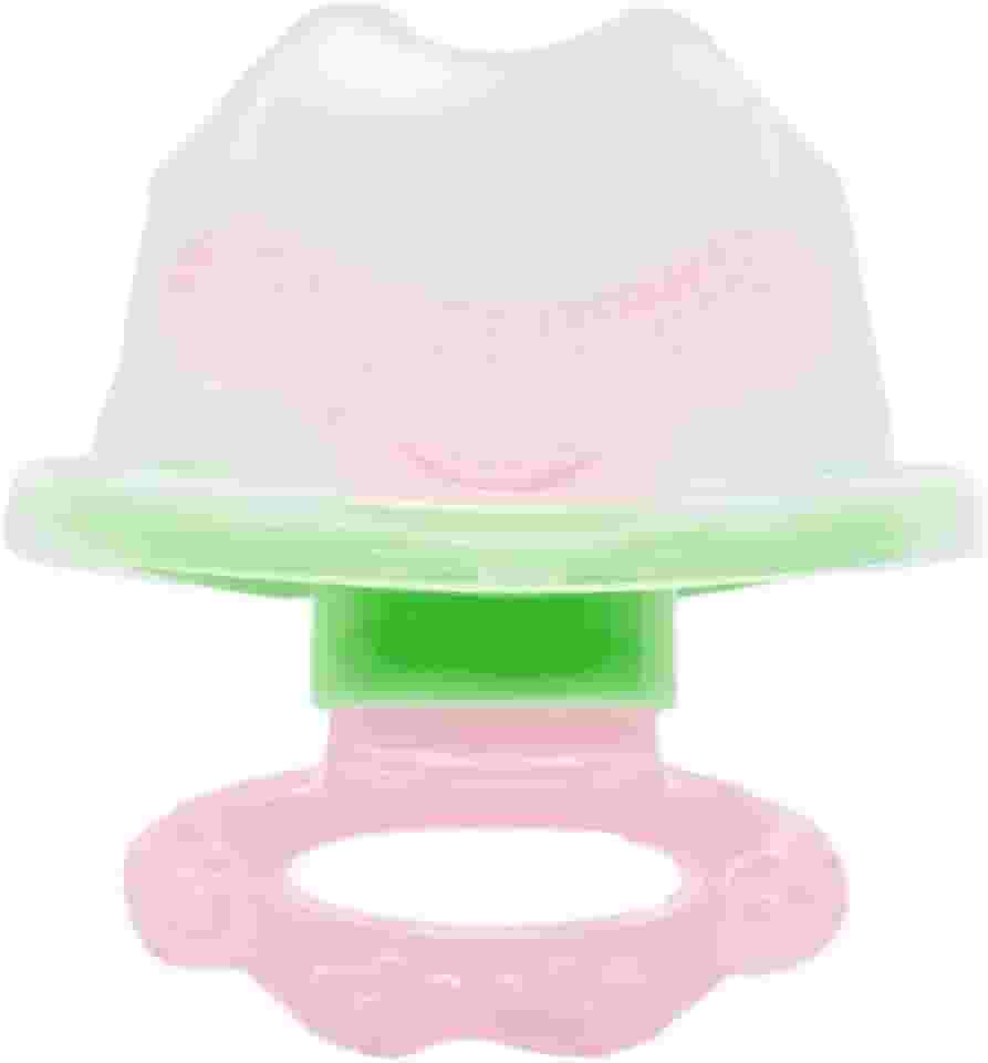 Mordedor com Massageador de Gengiva, BUBA, Rosa