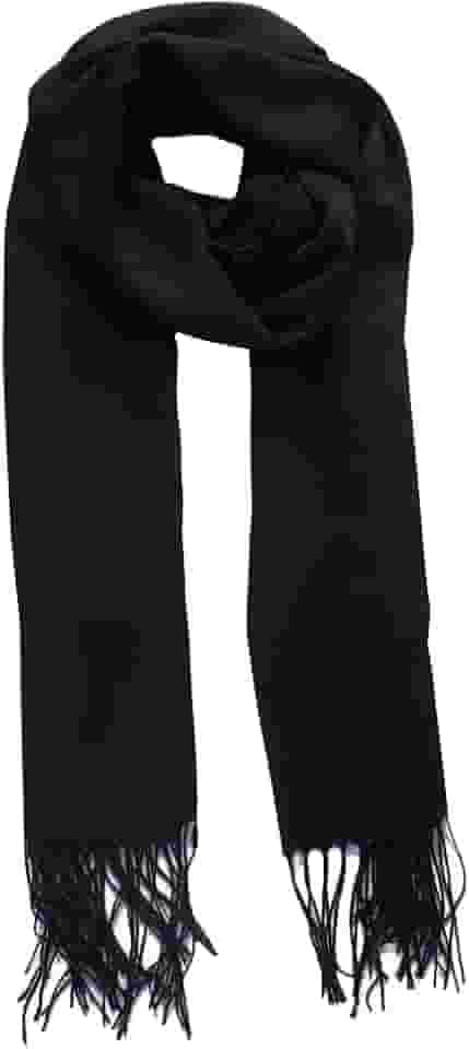 Cachecol Echarpe Feminina Lisa com Franja 170x65cm Toque Macio, Ideal para Outono Inverno e Meia Estação