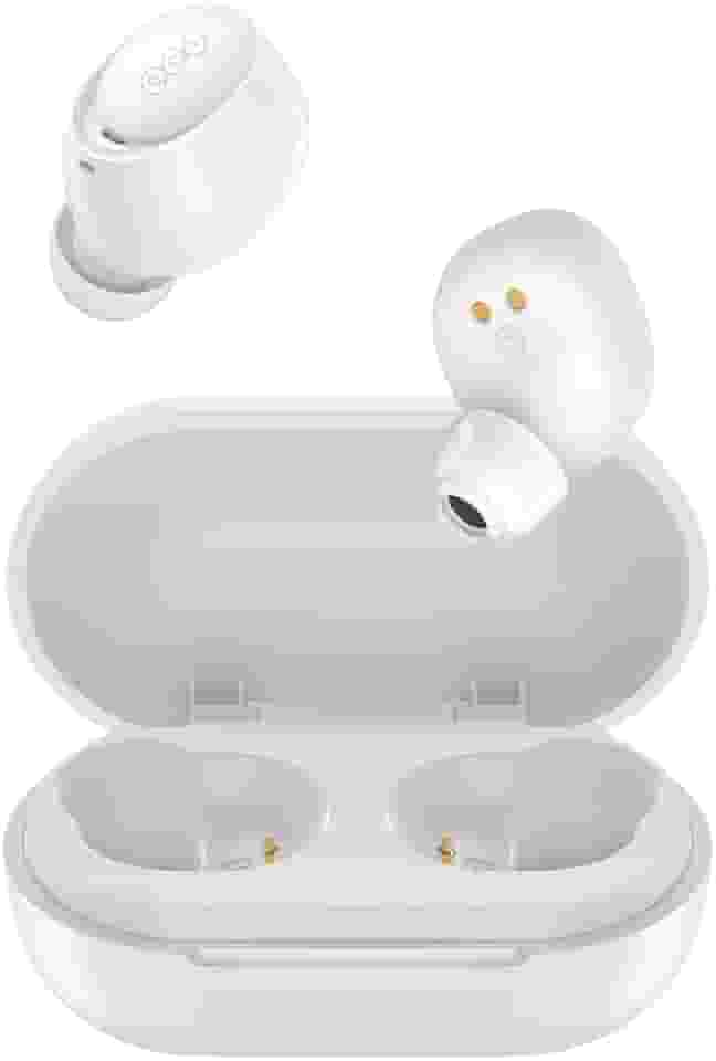 Fone de ouvido Bluetooth QCY T27 Branco, Modelo: BH23QT27A, CERTIFICADO ANATEL Nº:12273-23-03372