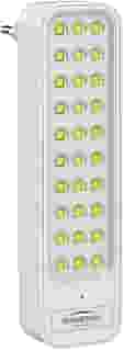 Blumenau Iluminação Luminária Emergência 30 LEDs com Plug 1W 100lm Branco Polipropileno