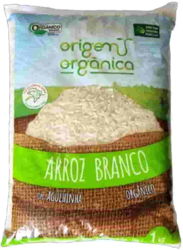 Arroz Agulhinha Longo Branco Origem Orgânica 1kg