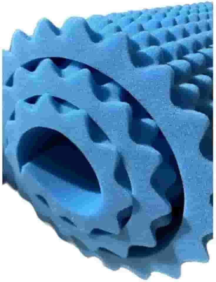 Colchão Casca De Ovo Anti-escaras Caixa De Ovo CASAL - AZUL