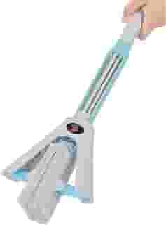 Rodo Mop Fácil Cabo Extensor Aço Inox Celeste