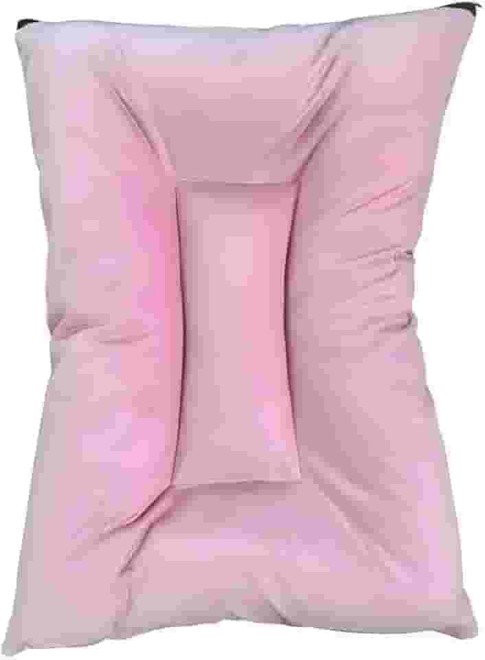 Cama Caminha Colchonete Suede Pet Luxo Lavável 3 Zíperes Impermeável Macia Tecido Veludoso 70x50 cm(Rosa)