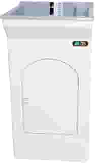 Tanque de Lavar Roupa Fiberblu Paris 20 Litros Granitado Cinza