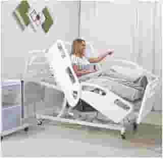 Cama Hospitalar Elétrica Motorizada Com Colchão D33 9 Movimentos Com Elevação de Altura para Idosos 1037.AS