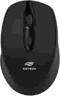 C3Tech mouse Bluetooth 5.0 e sem fio 2.4GHz M-BT30BK, Preto, Bateria recarregavel, 1600 DPI Ambidestro Plug and Play compativel com Windows, MACos, Linux, Chrome