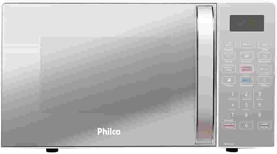 Forno Micro-Ondas Philco PMO23EB 20L Espelhado/Branco - 127V