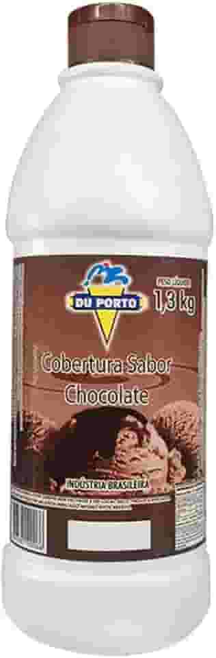 Cobertura Para Sorvetes Sobremesas Bebidas Vários Sabores 1,3kg (Chocolate)