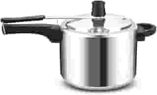 Panela de Pressão Rochedo Turbo Polida com Fechamento Interno e 4,5L de capacidade