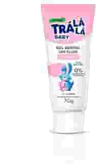 Trá Lá Lá Creme Dental Infantil 70G Sem Flúor Tutti-Frutti Baby Branco 70 G