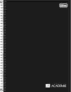 Tilibra - Caderno Capa Dura Universitário Sem Pauta Académie 90g 1 Matéria 80 Folhas