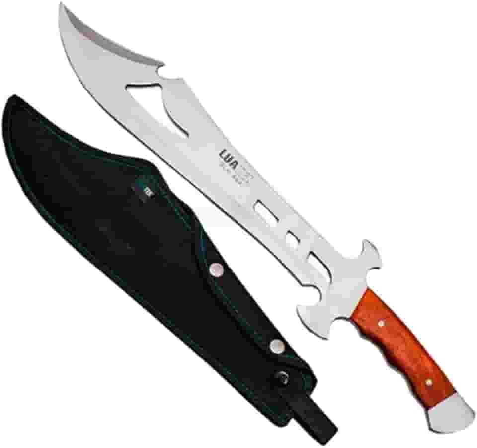 Facão de Sobrevivência Camping Cabo Madeira Fulltang A64