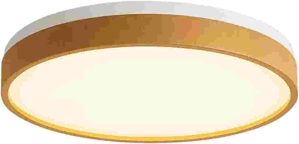 Plafon Luminária LED de Sobrepor Space 38cm com Efeito Estrelado Branco Madeira – Multicolor (Frio, Neutro, Quente) – 30W 2400lm – Para Salas, Quartos, Ambientes Internos