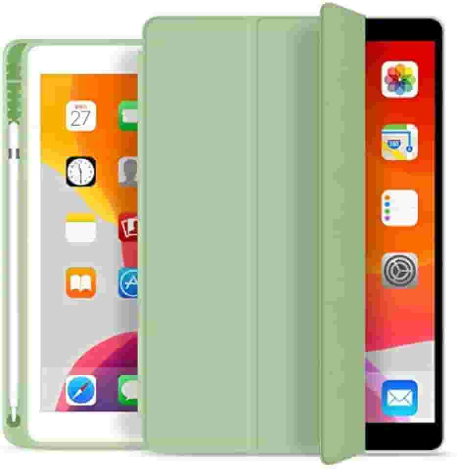Capa Ipad 7ª, 8ª e 9ª Geração 10.2″ WB - Premium Slim Antichoque com Compart. Para Pencil - Verde Menta