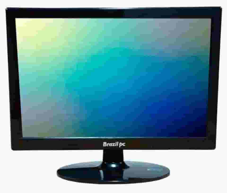 Monitor Brazil Pc 15 Polegas Led 15.4 Preto 110v/220v
