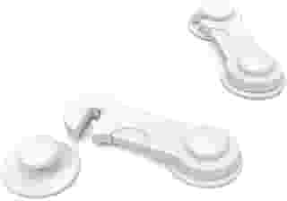 Kit 2 Trava de Gaveta Armário Porta Trava de Segurança Bebê Trava Multiúso (BRANCO)