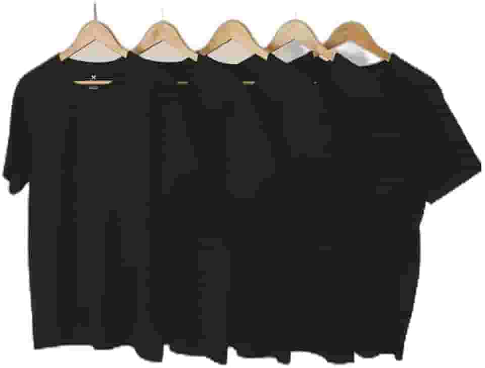 Kit Com 5 Camisetas Masculinas