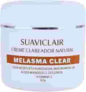 SUAVICLAIR MELASMA CLEAR 60G – SUAVICID NATURAL CREME CLAREADOR NATURAL DE MANCHAS E MELASMA