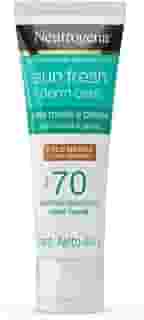 Protetor Solar Facial Para Pele Oleosa Neutrogena Sun Fresh Derm Care Pele Negra FPS 70, 40g