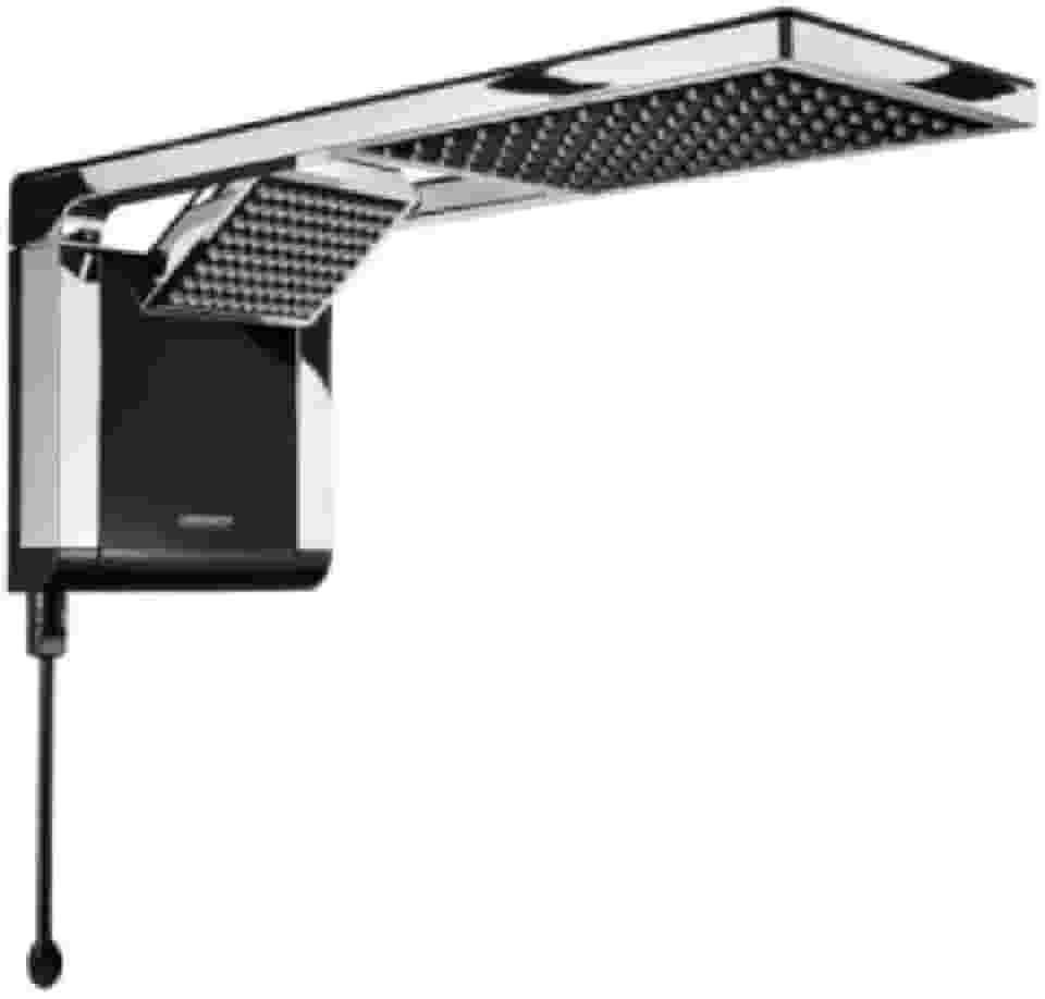 LORENZETTI Chuveiro Acqua Duo 127V 5500W, 7510106, Preto/Cromado, Pequeno