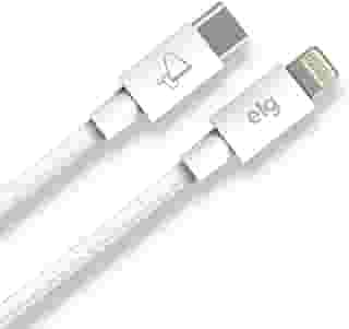Cabo USB Tipo-C para Lightning em Tecido Trançado, 3A, 27W, 2 Metros, TCL20P-BR, ELG, Branco