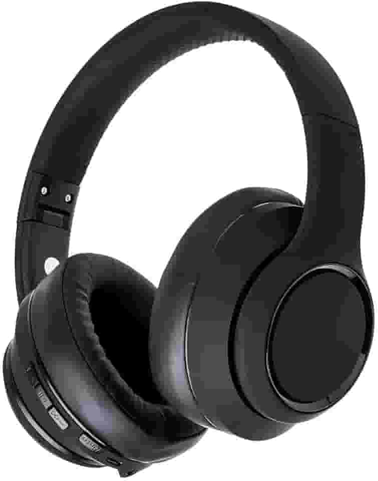 Headphone Sem Fio Bluetooth Fone de Ouvido Estéreo Sem Fio Redução de Ruído e Longa Duração de Bateria com 18 horas de Bateria, Carregamento Rapido, Design Dobrável