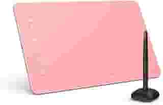 XPPen mesa digitalizadora Deco01V3 2024 nova versão com teclas para Androis windows linux (Rosa)